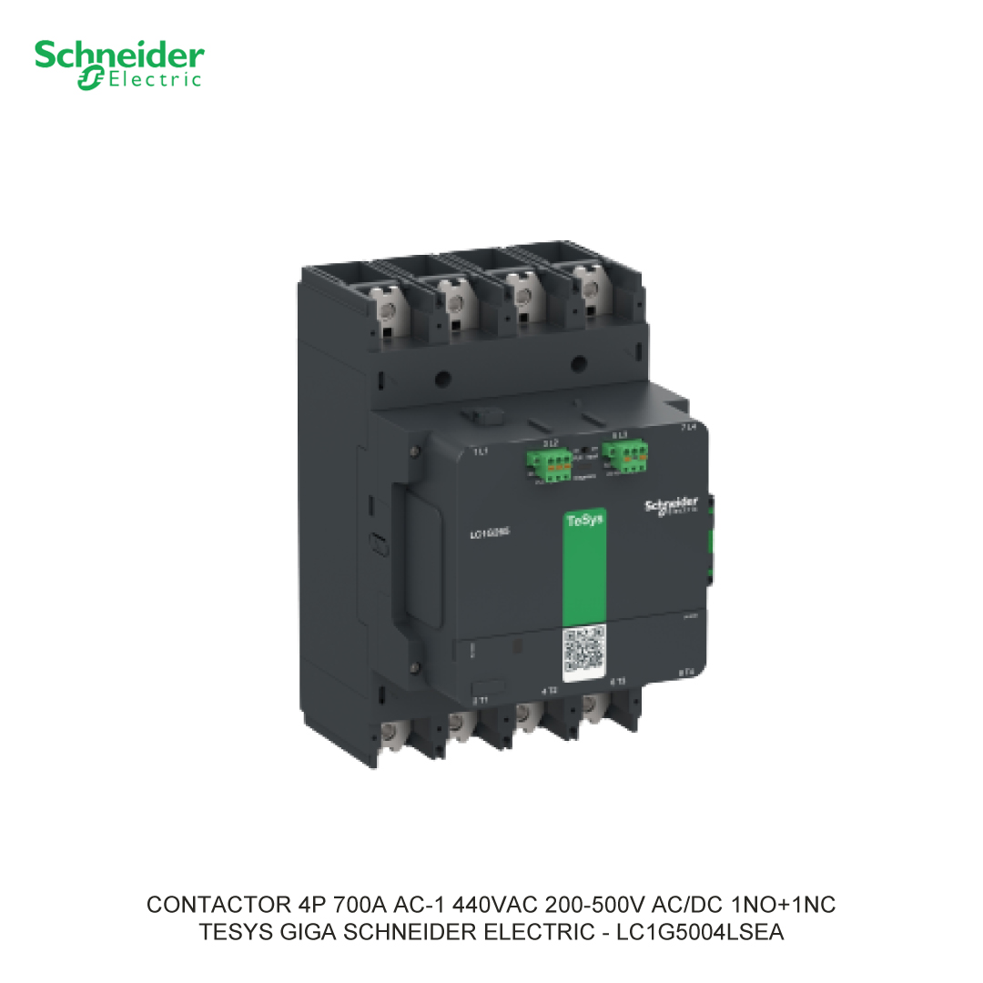 CONTACTOR 4P 700A AC-1 440VAC 200-500V AC/DC 1NO+1NC