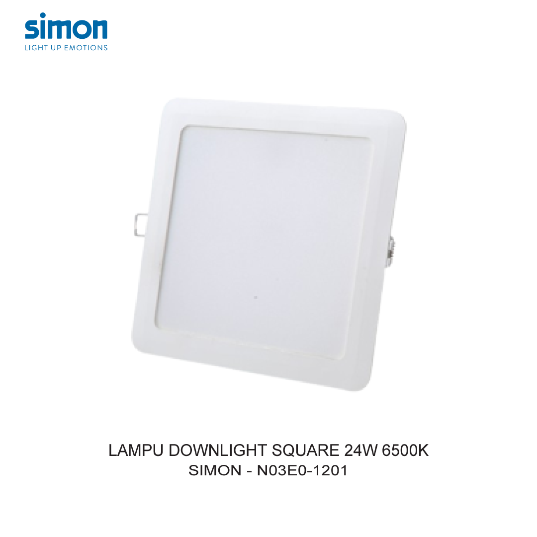 SIMON LED DOWNLIGHT SQUARE 24W 6500K