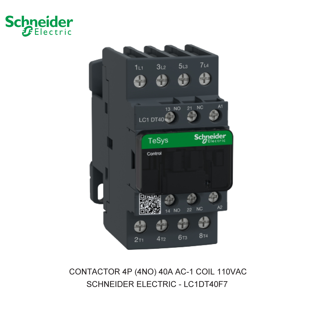 CONTACTOR 4P (4NO) 40A AC-1 COIL 110VAC
