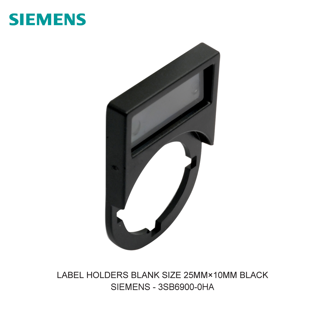 LABEL HOLDERS BLANK SIZE 25MM×10MM BLACK