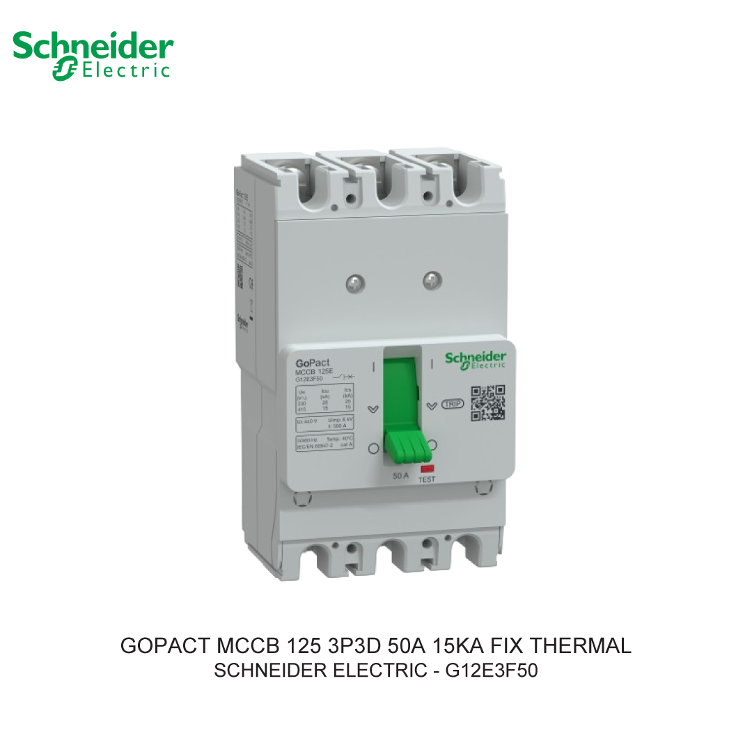 GOPACT MCCB 3P3D 50A 15KA FIX THERMAL