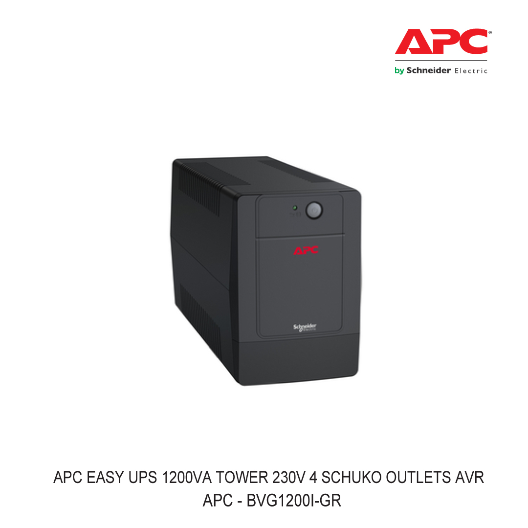 APC EASY UPS 1200VA TOWER 230V 4 SCHUKO OUTLETS AVR