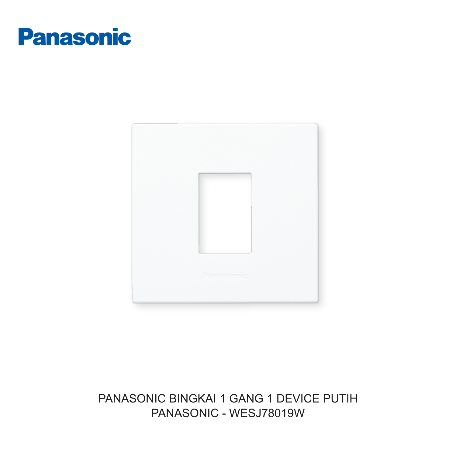 PANASONIC BINGKAI 1 GANG 1 DEVICE PUTIH