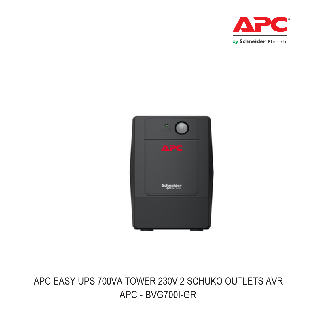 APC EASY UPS 700VA TOWER 230V 2 SCHUKO OUTLETS AVR