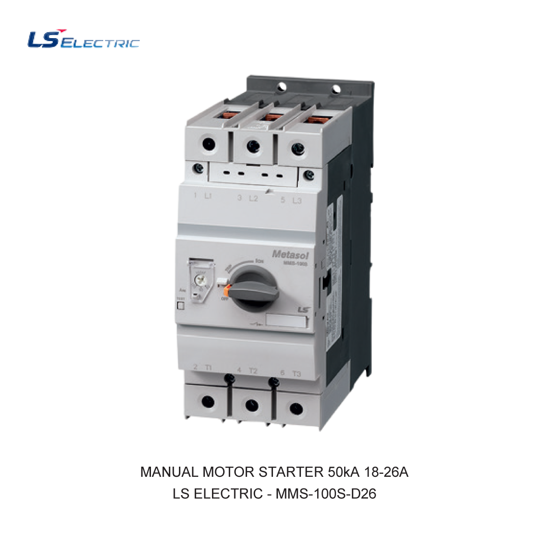 MANUAL MOTOR STARTER 50kA 18-26A