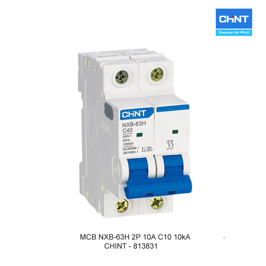 MCB NXB-63H 2P 10A C10 10kA