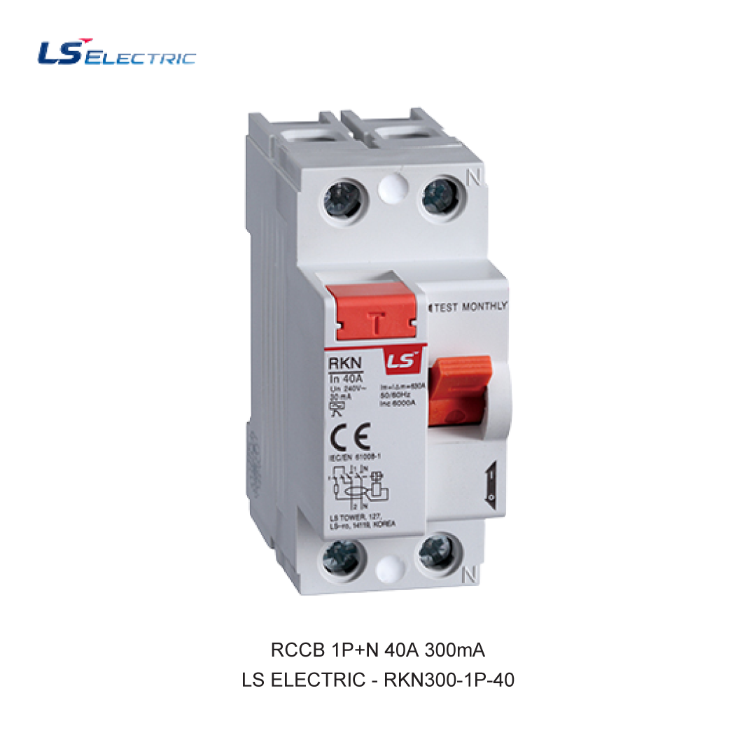 RCCB 1P+N 40A 300mA
