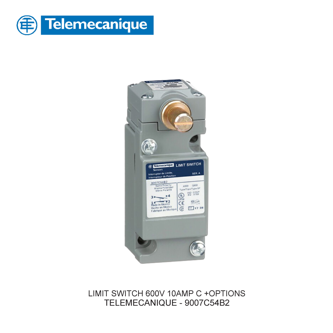 LIMIT SWITCH 600V 10AMP C +OPTIONS