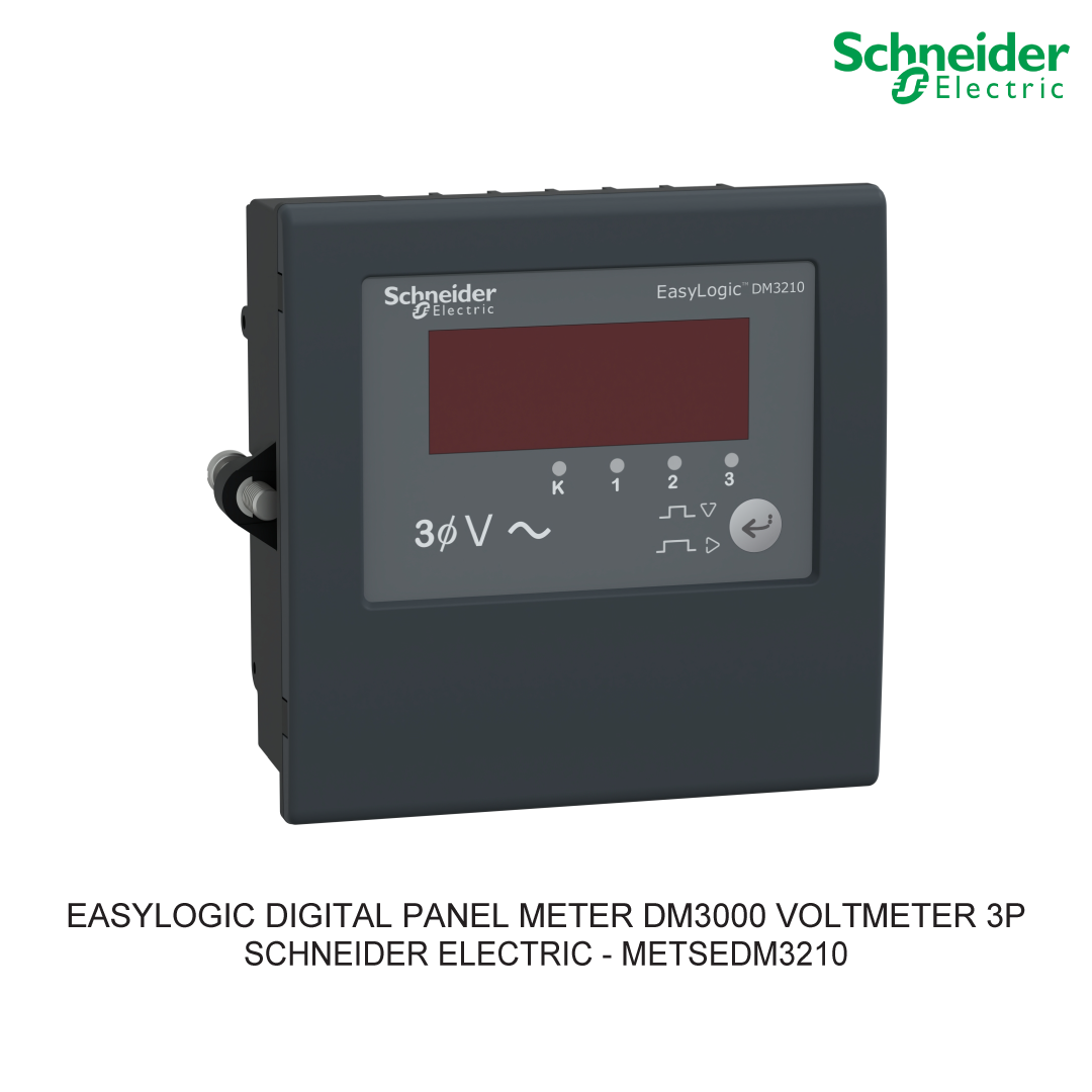 EASYLOGIC DIGITAL PANEL METER DM3000 VOLTMETER 3P