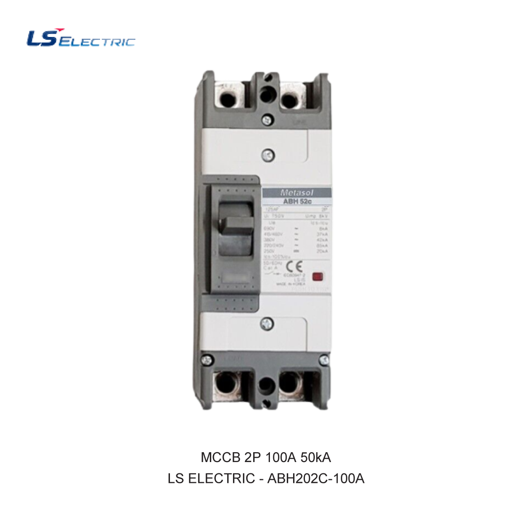 MCCB 2P 100A 50kA