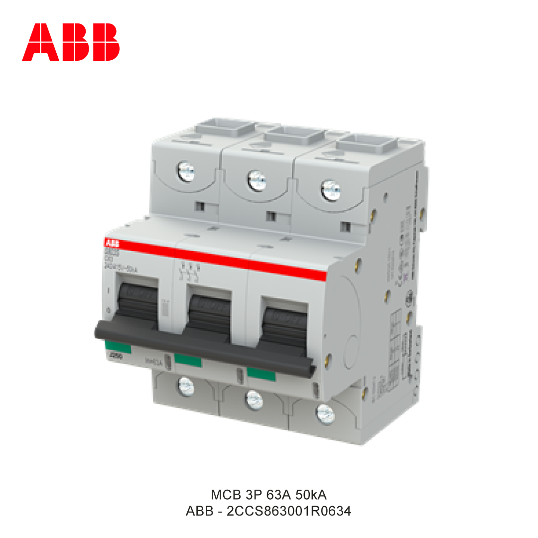 MCB 3P 63A 50kA CURVA C
