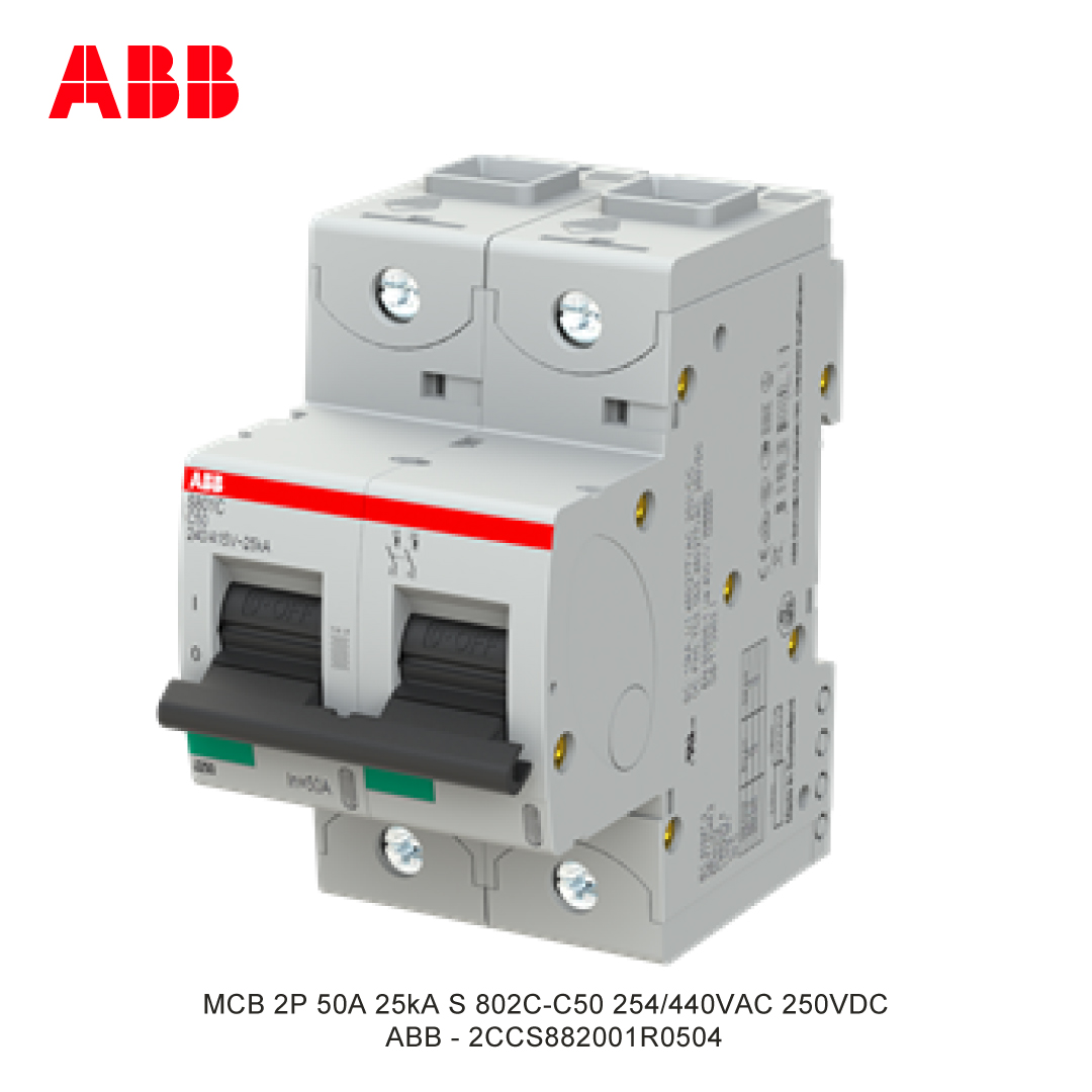 MCB 2P 50A 25kA CURVA C