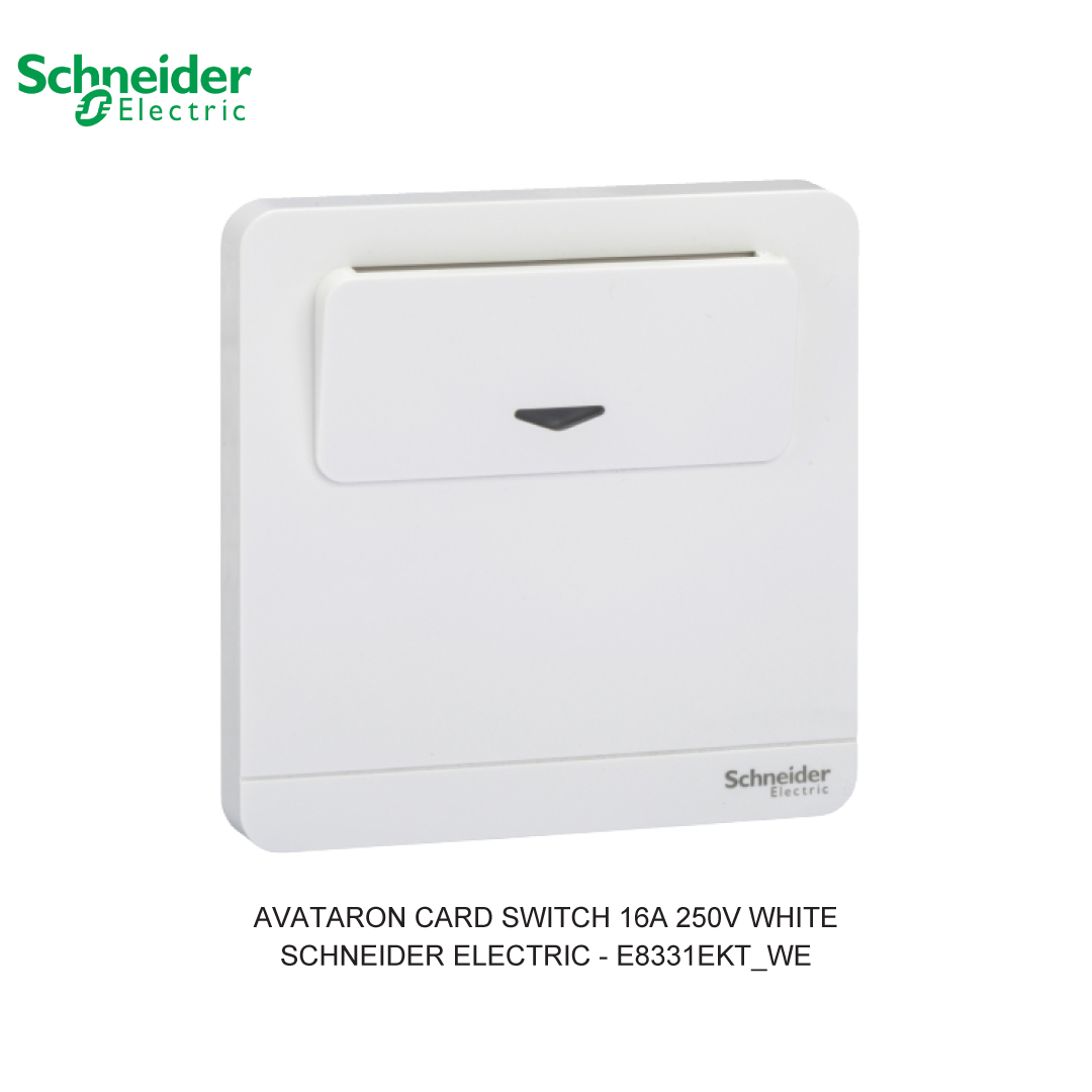 AVATARON CARD SWITCH 16A 250V WHITE