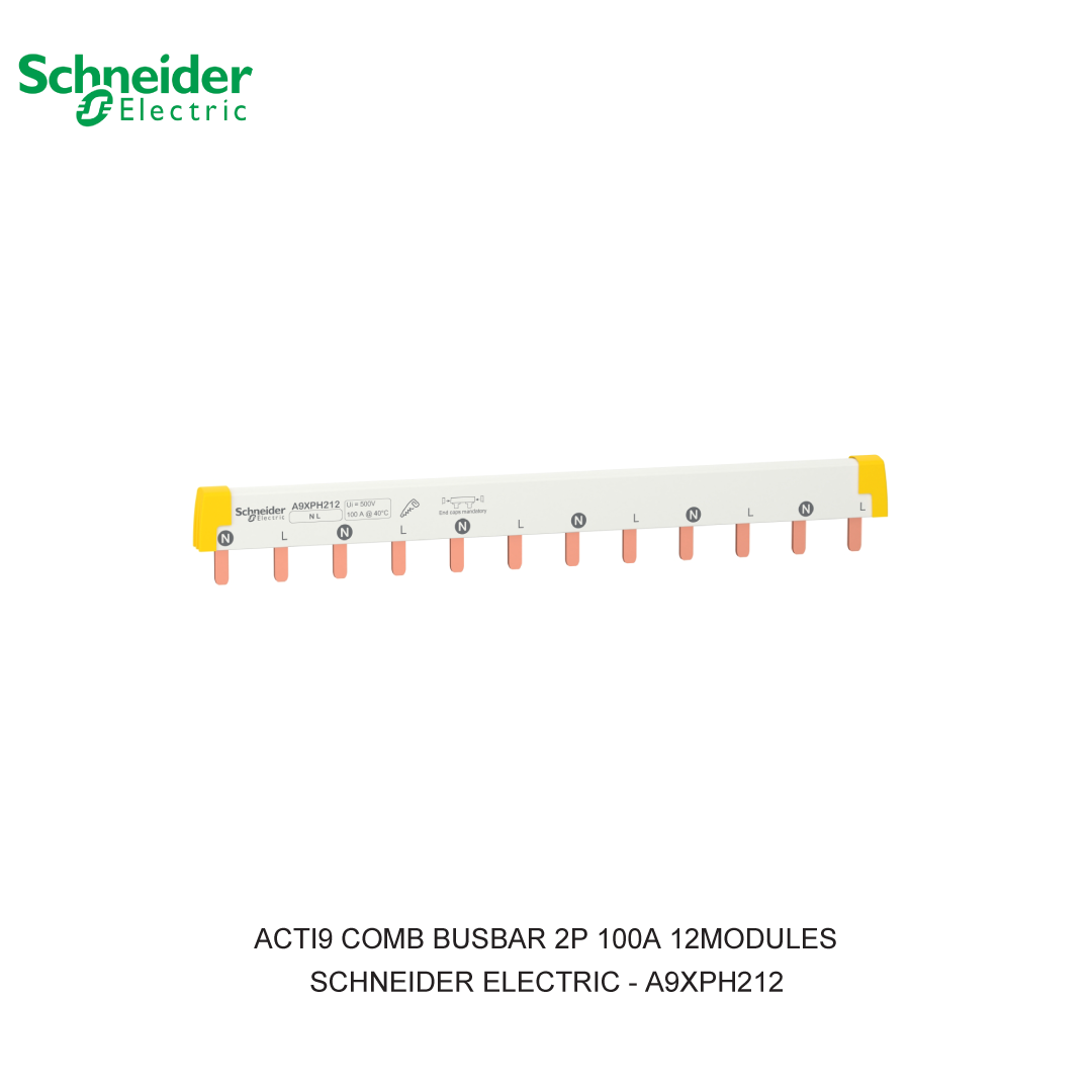 ACTI9 COMB BUSBAR 2P 100A 12MODULES