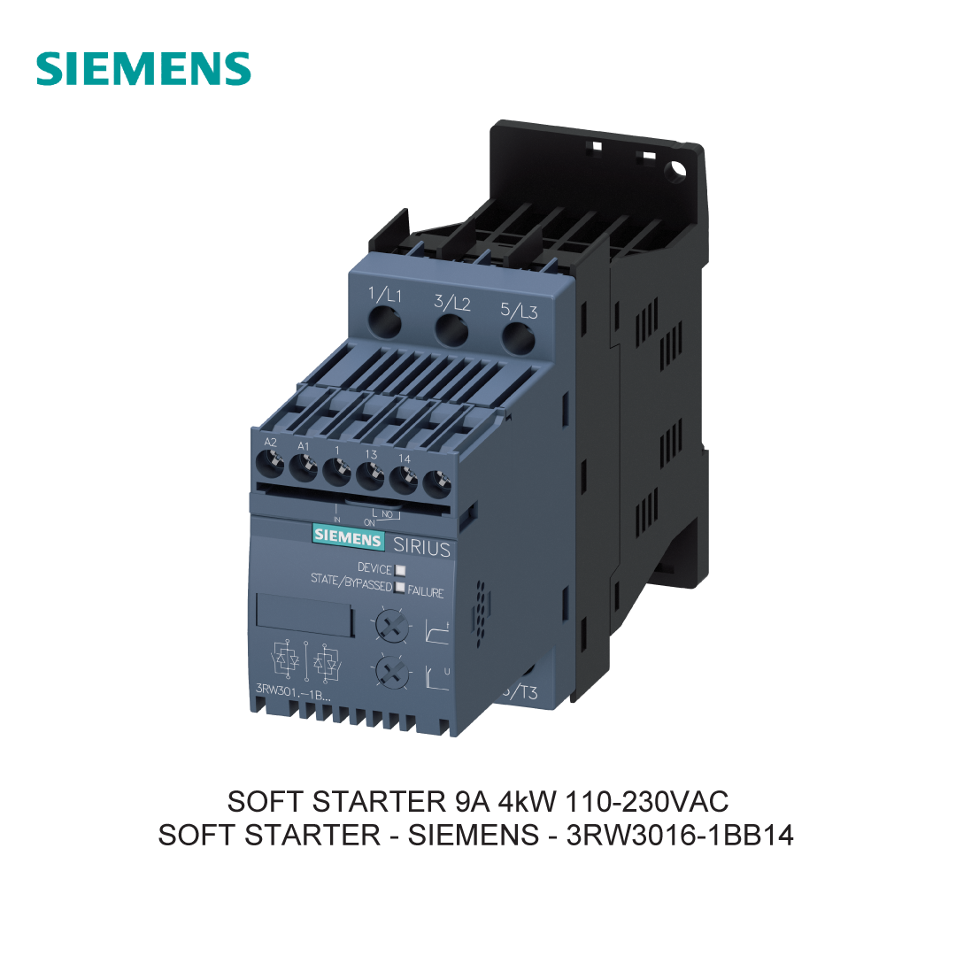 SOFT STARTER 9A 4kW 110-230VAC