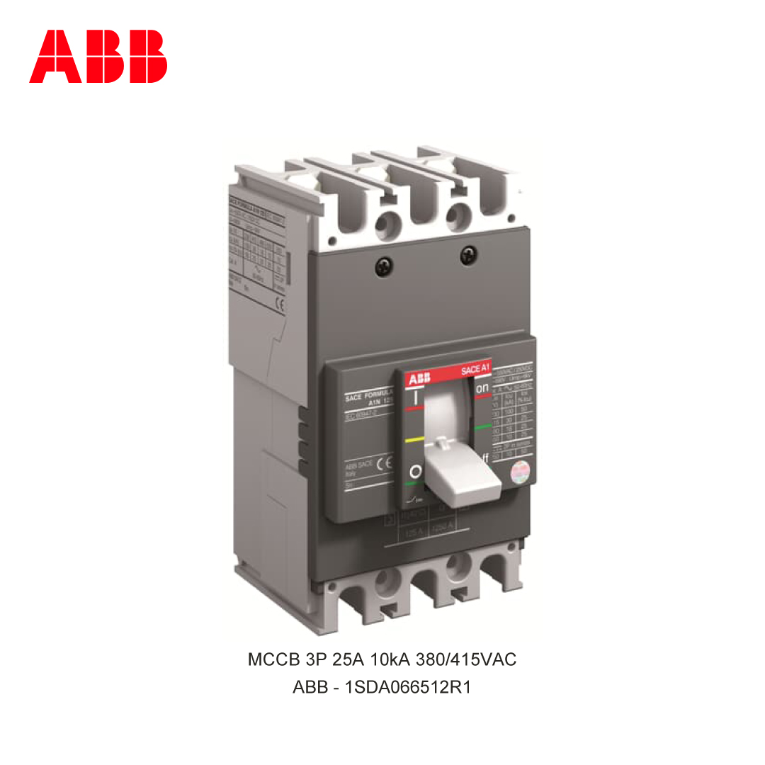 MCCB 3P 25A 10kA 380/415VAC