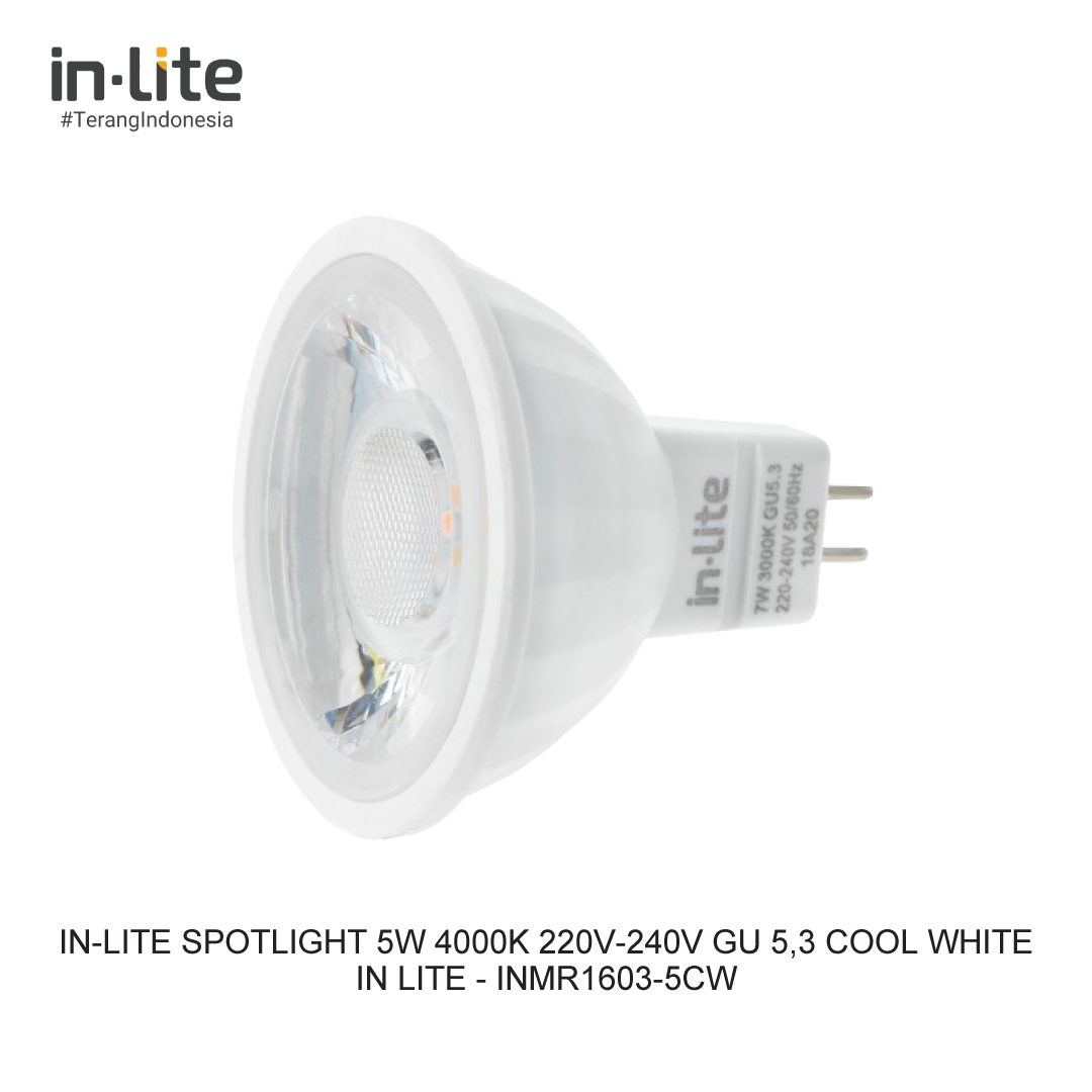 IN-LITE SPOTLIGHT 5W 4000K 220V-240V GU 5,3