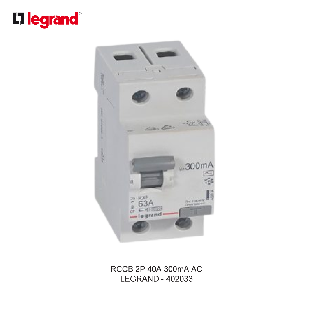 RCCB 2P 40A 300mA AC
