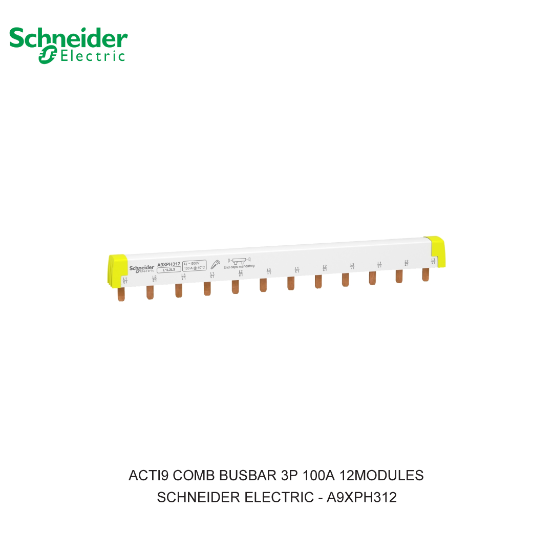 ACTI9 COMB BUSBAR 3P 100A 12MODULES