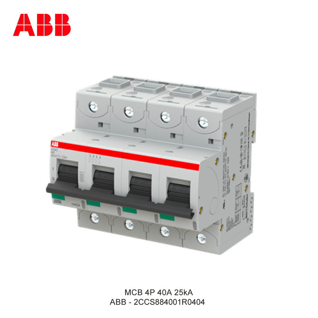 MCB 4P 40A 25kA KURVA C