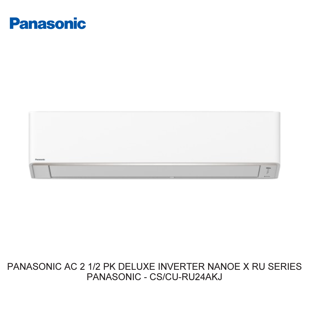 PANASONIC AC 2 1/2 PK DELUXE INVERTER NANOE X RU SERIES
