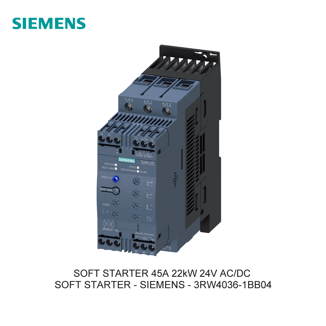 SOFT STARTER 45A 22kW 24V AC/DC