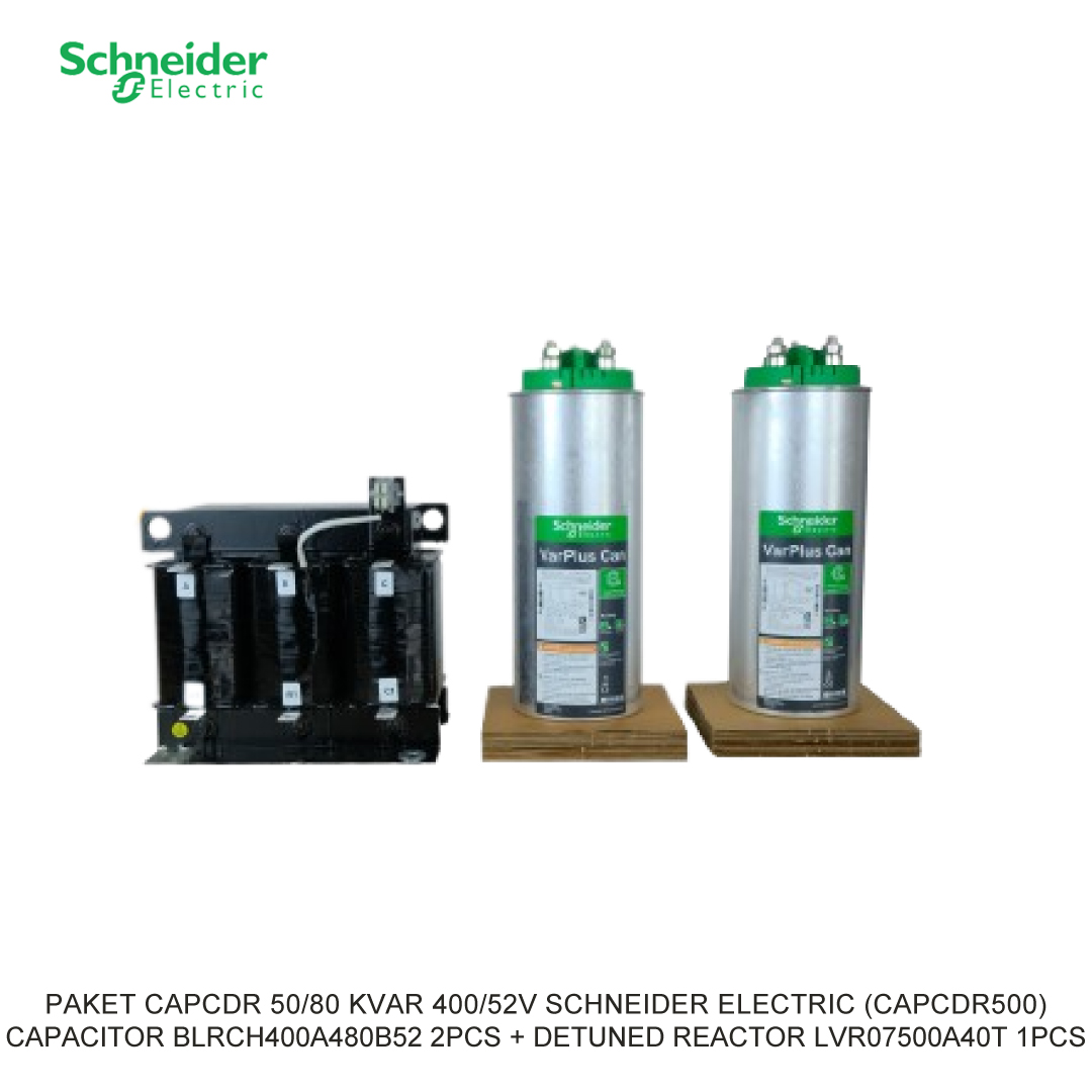 PAKET CAPACITOR 50/80kVAR 400/525V + 7% DETUNED REACTOR