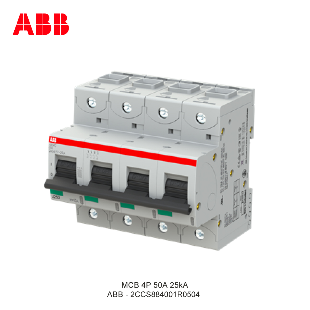 MCB 4P 50A 25kA KURVA C