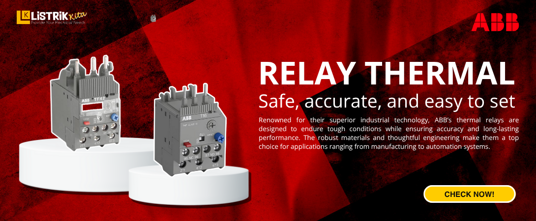 Relay Thermal ABB untuk Proteksi Beban Lebih Motor