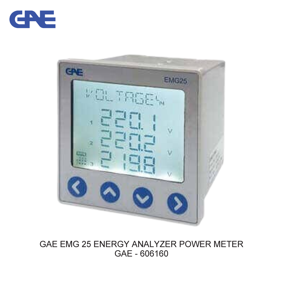 GAE EMG 25 ENERGY ANALYZER POWER METER