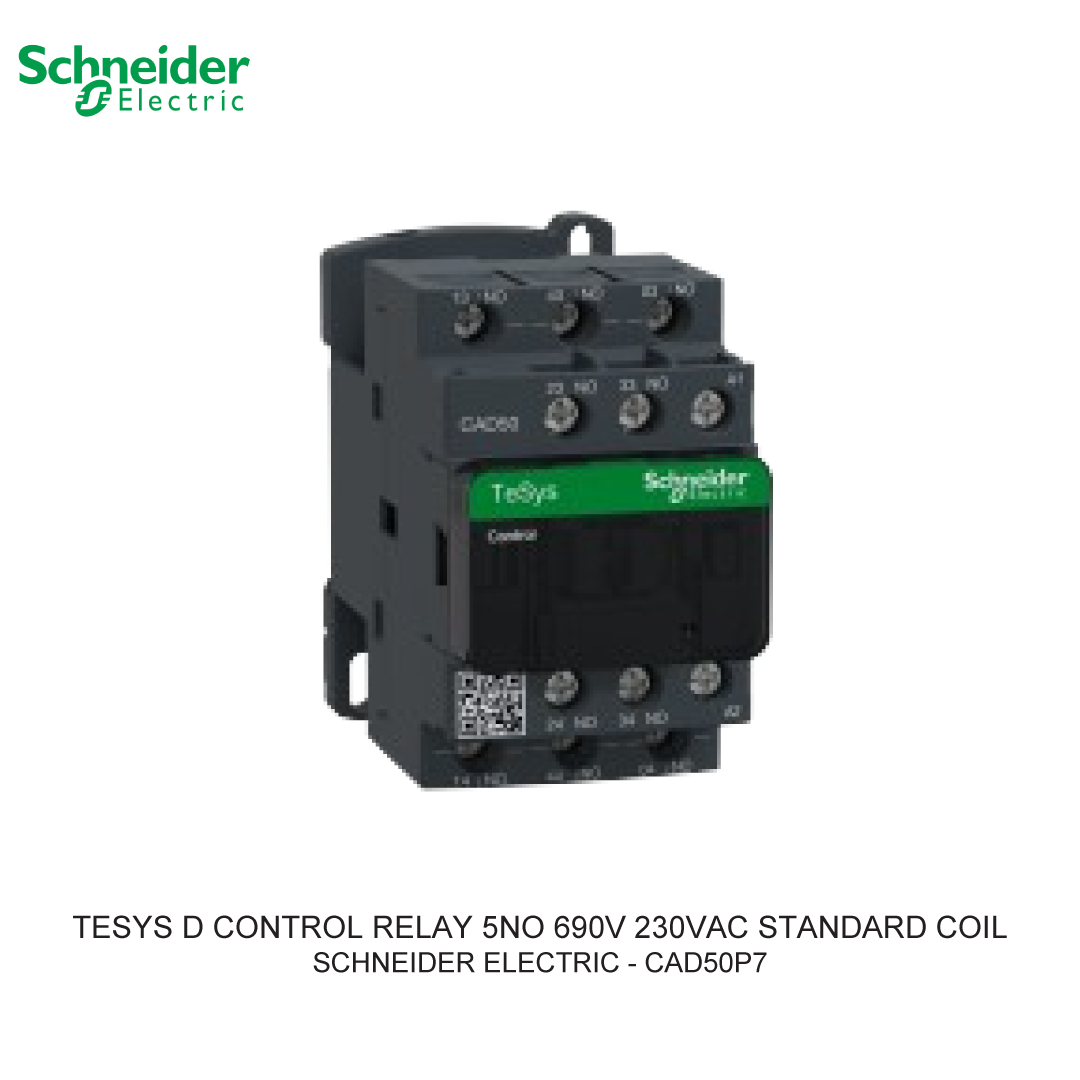 TESYS D CONTROL RELAY 5NO 690V 230VAC STANDARD COIL