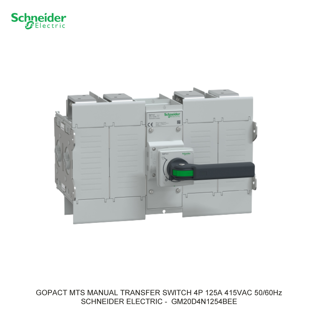 MANUAL TRANSFER SWITCH 4P 125A 415VAC 50/60Hz