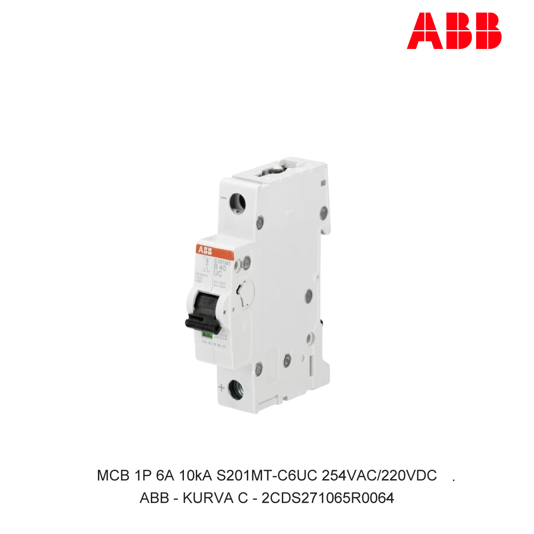 MCB 1P 6A 10kA KURVA C