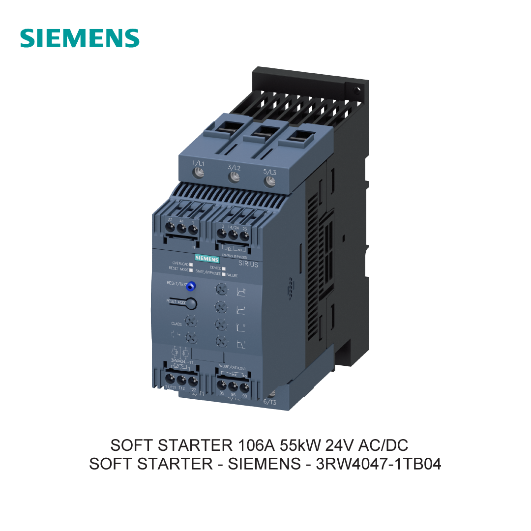 SOFT STARTER 106A 55kW 24V AC/DC