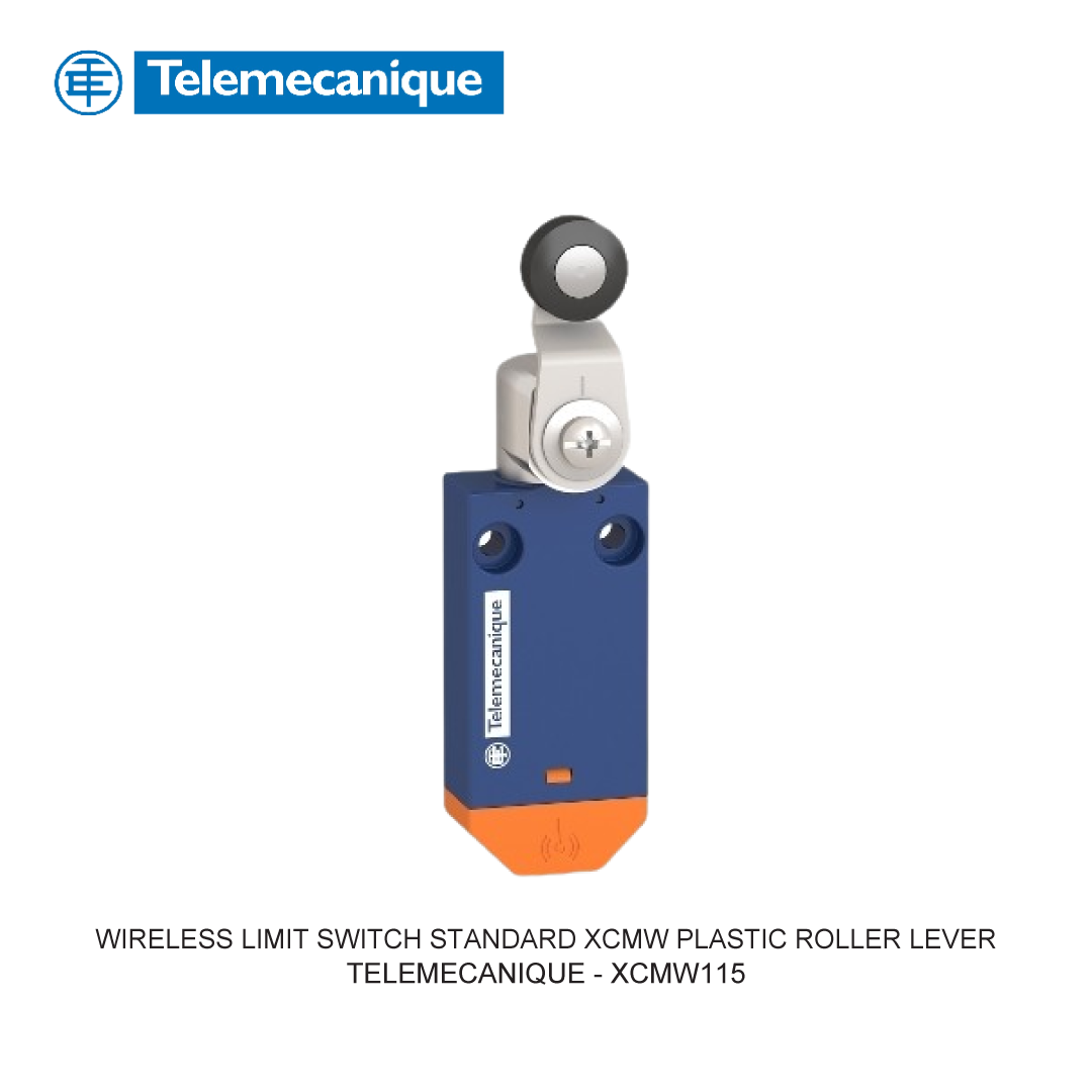 WIRELESS LIMIT SWITCH STANDARD XCMW PLASTIC ROLLER LEVER