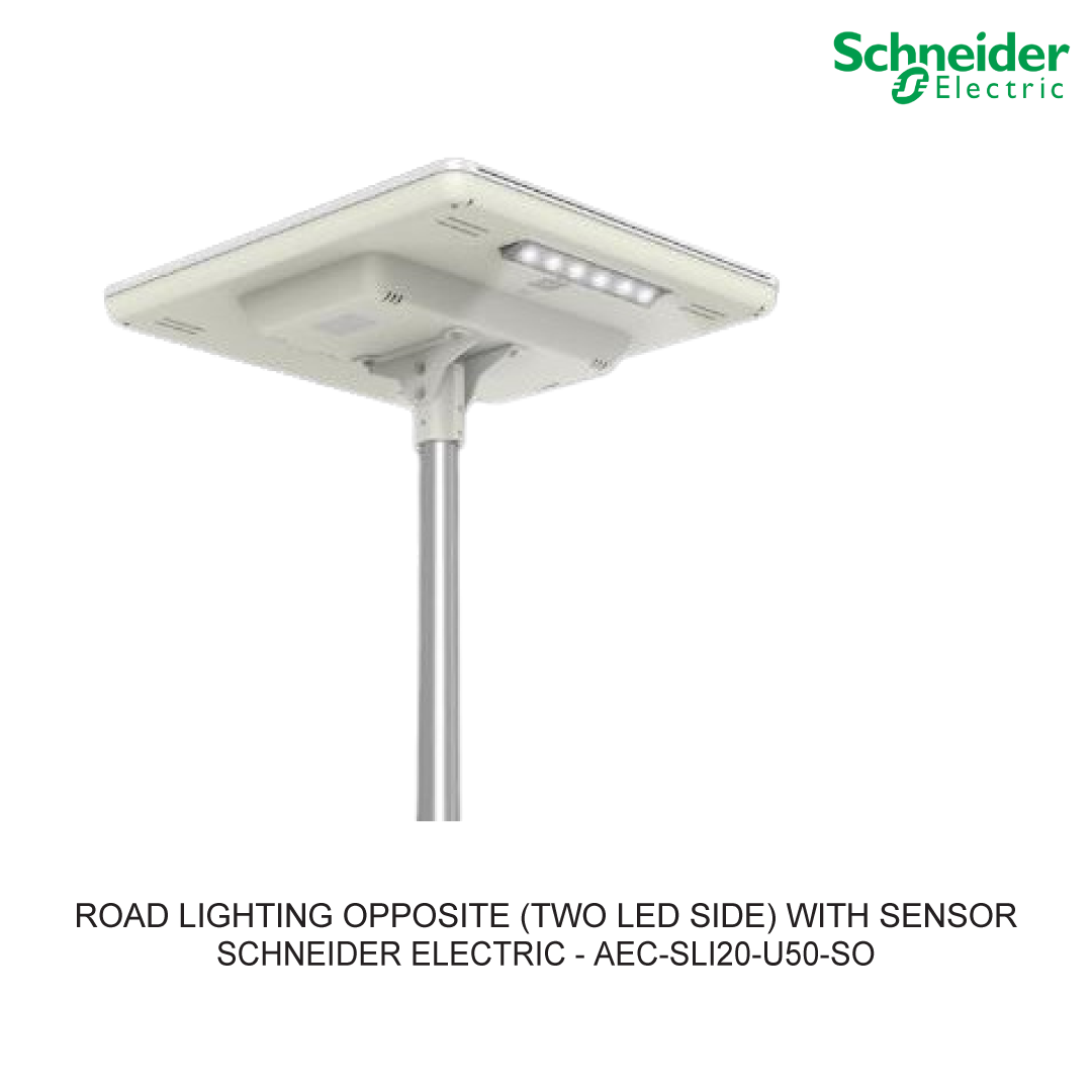 ROAD LIGHTING OPPOSITE (TWO LED SIDE) WITH SENSOR
