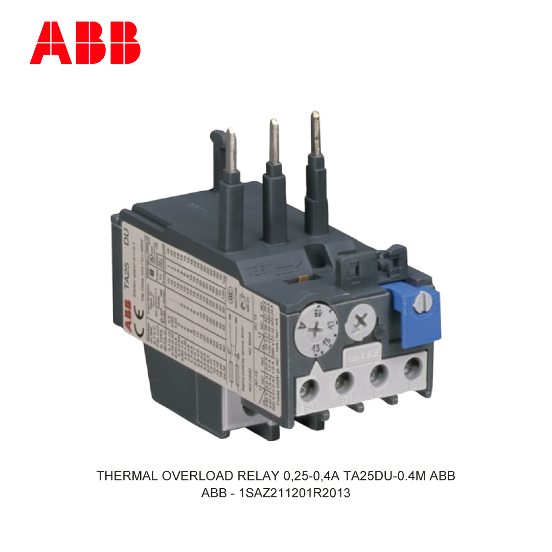 RELAY THERMAL BEBAN LEBIH 0,25-0,4A TA25DU-0.4M ABB