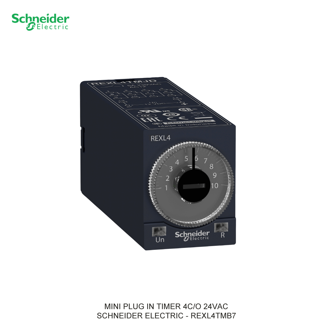 MINI PLUG IN TIMER 4C/O 24VAC SCHNEIDER ELECTRIC