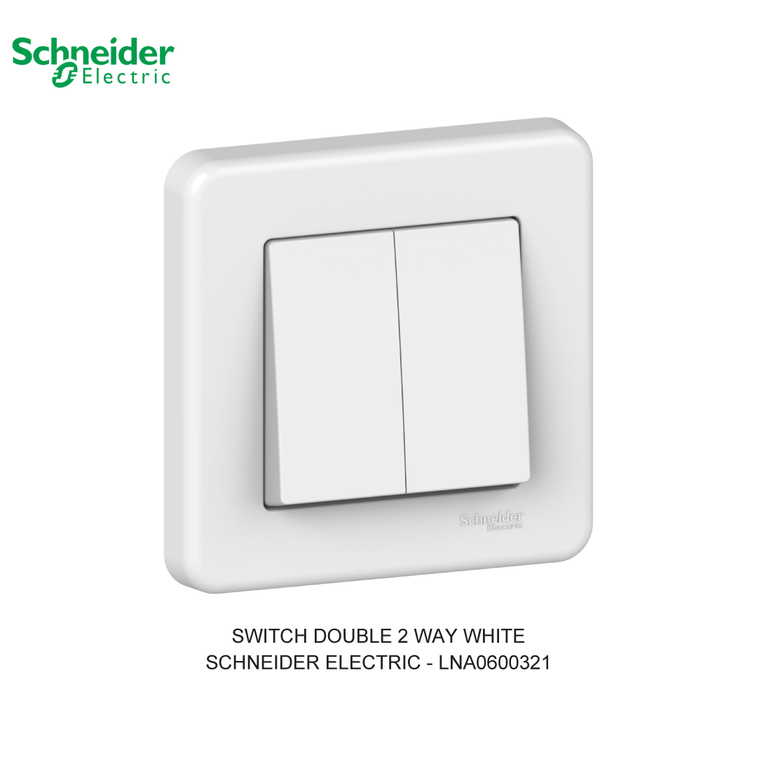 SWITCH DOUBLE 2 WAY WHITE