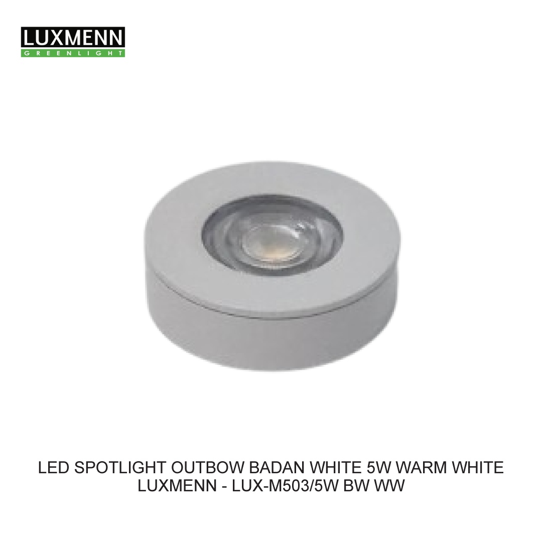 LED SPOTLIGHT OUTBOW BADAN WHITE 5W WARM WHITE