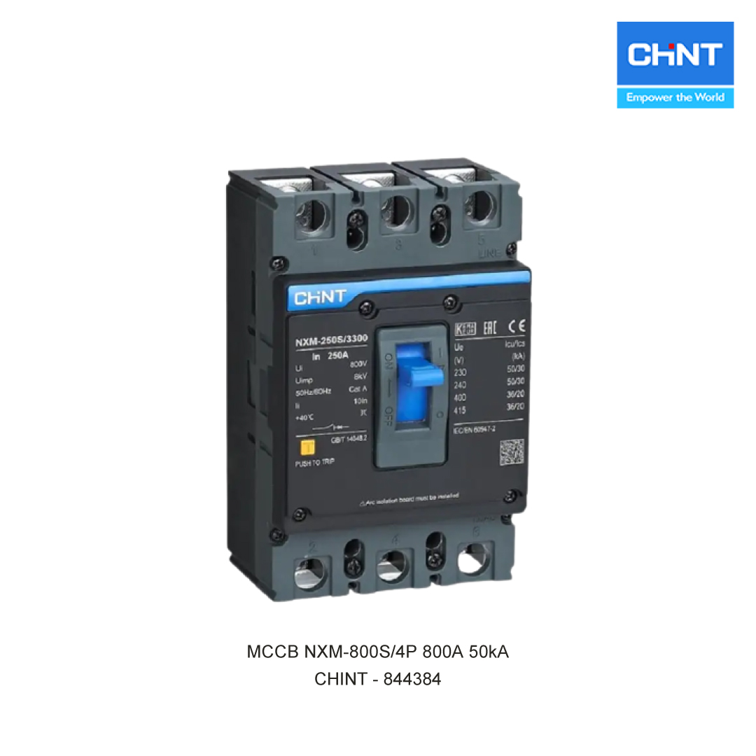 MCCB NXM-800S/4P 800A 50kA