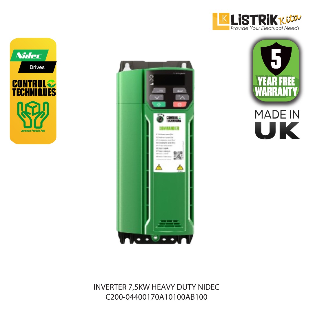 INVERTER COMMANDER C200 7,5KW 17A 400V