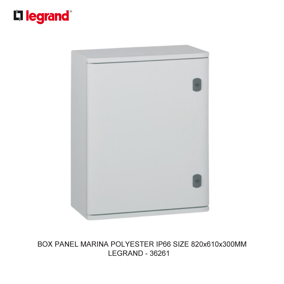 BOX PANEL MARINA POLYESTER IP66 SIZE 820x610x300MM