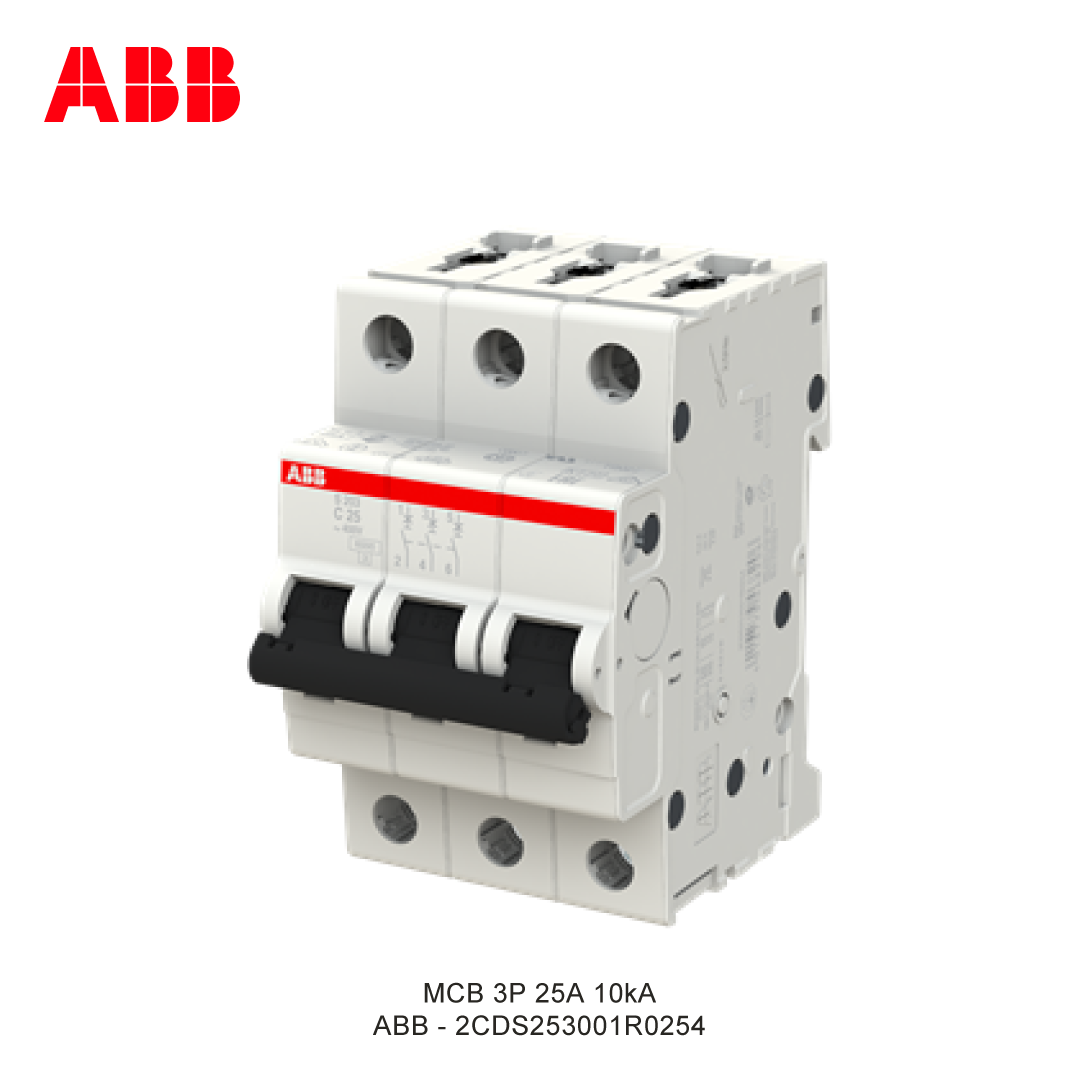 MCB 3P 25A 6kA/10kA CURVA C
