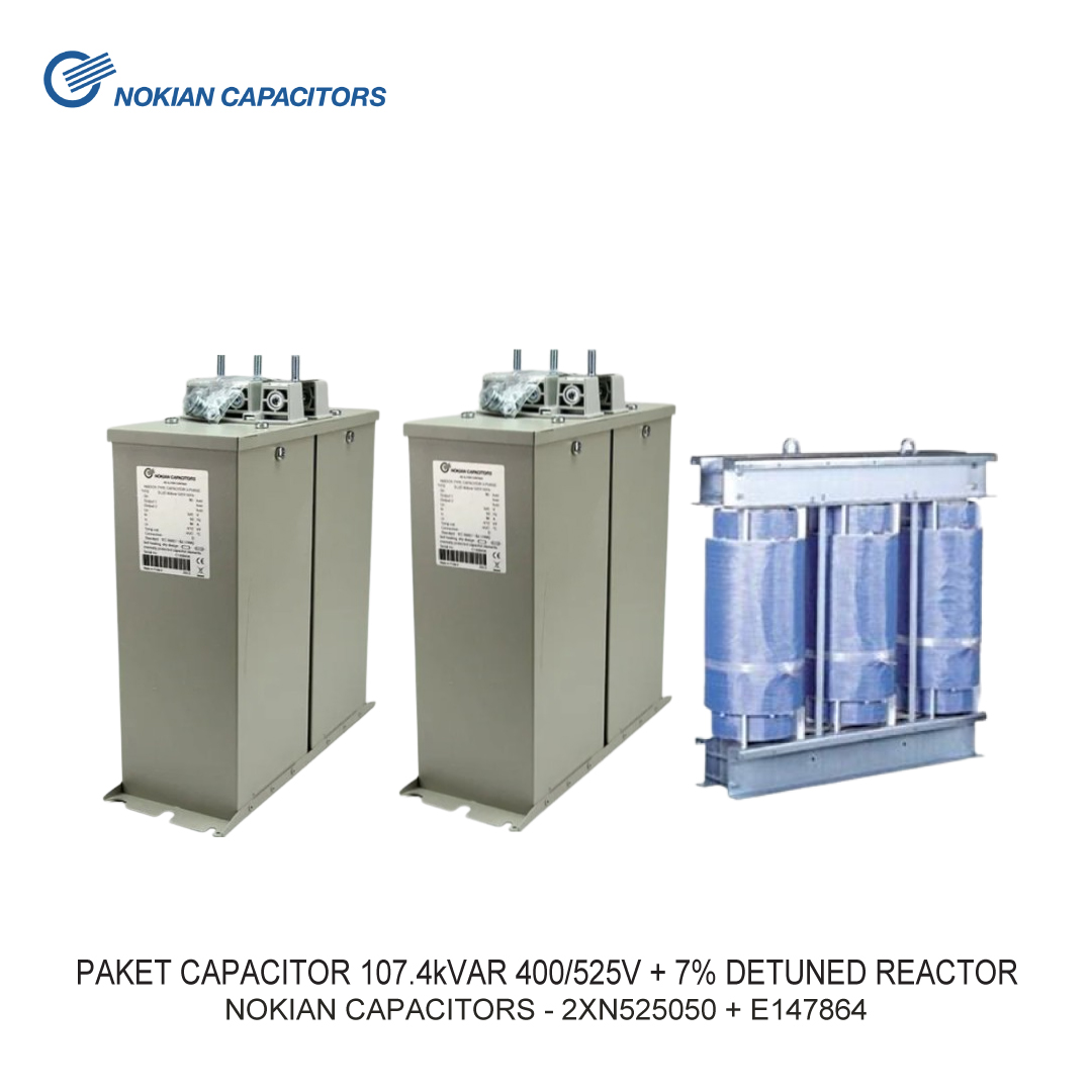 PAKET CAPACITOR 107.4kVAR 400/525V + 7% DETUNED REACTOR
