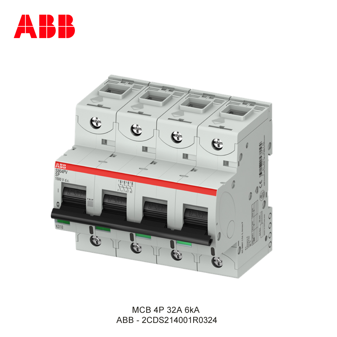 MCB 4P 32A 6kA KURVA C
