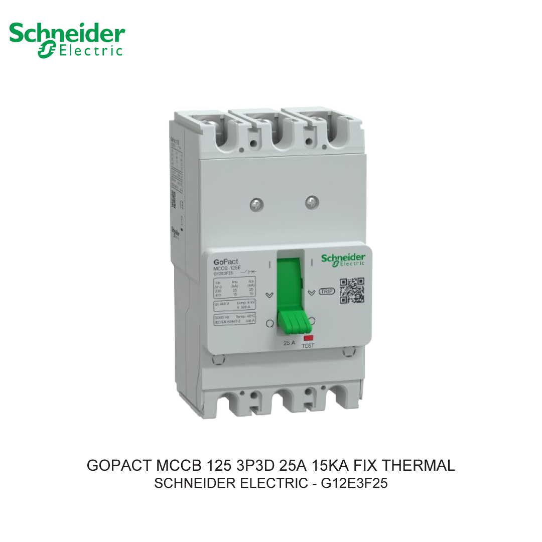 GOPACT MCCB 3P3D 25A 15KA FIX THERMAL