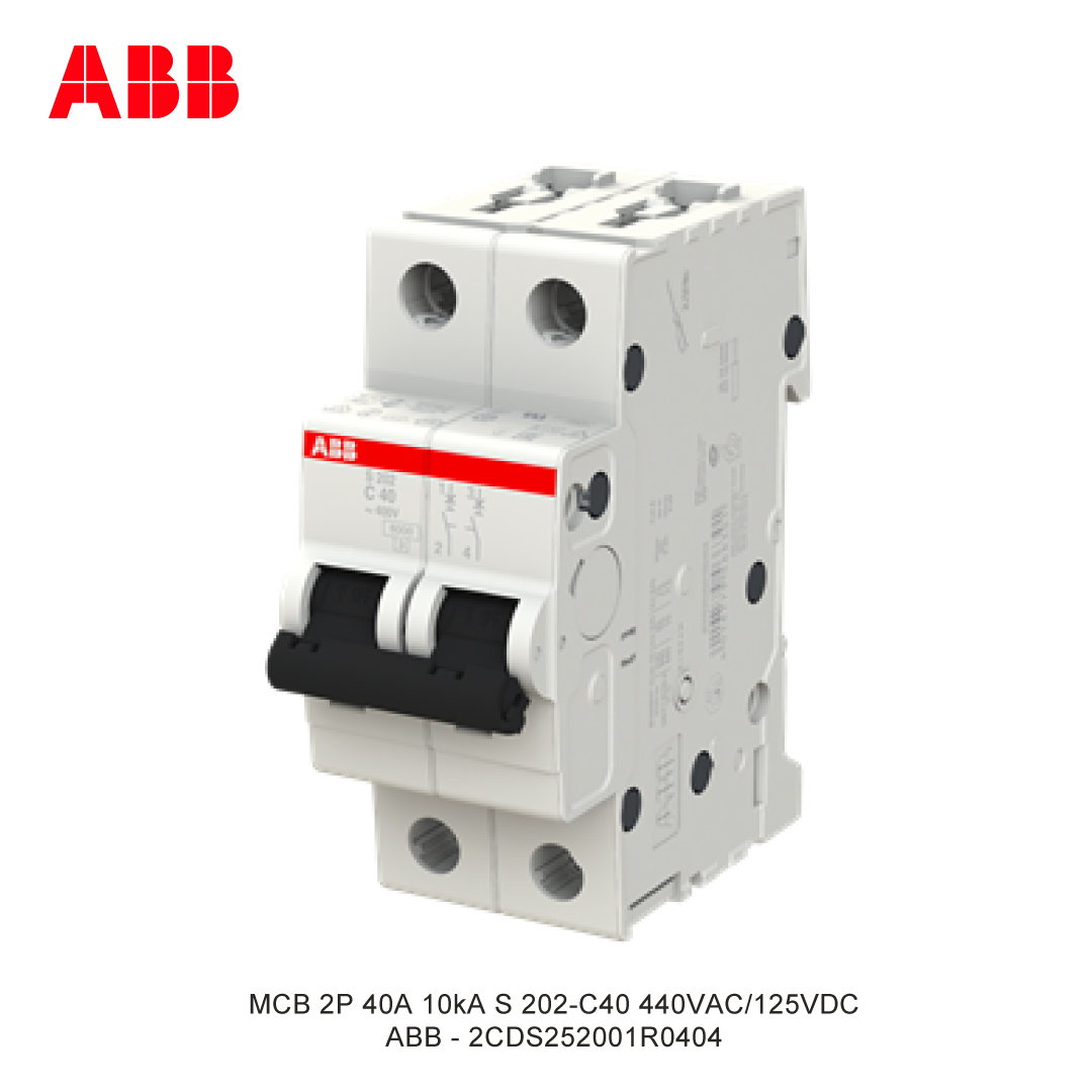 MCB 2P 40A 6kA/10kA CURVA C