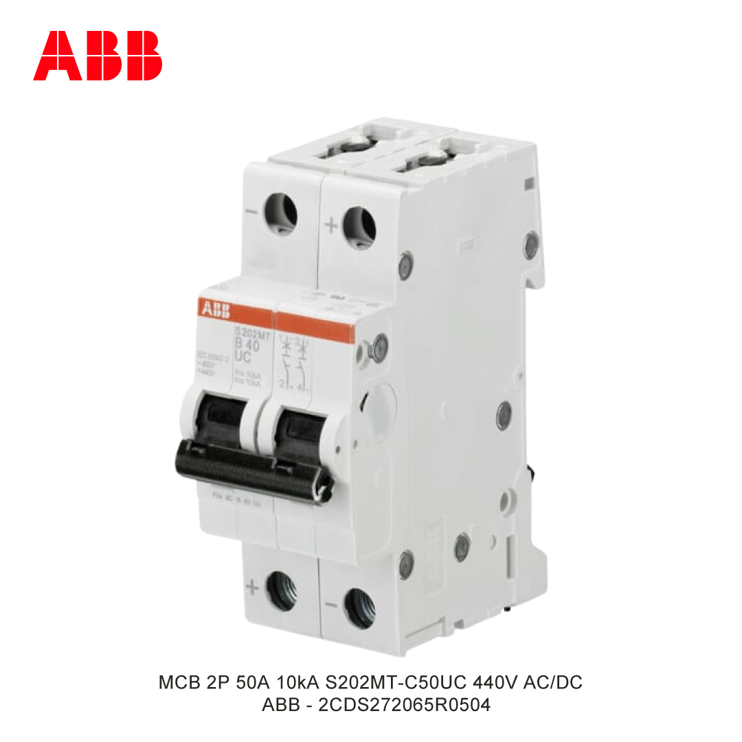 MCB 2P 50A 10kA CURVA C