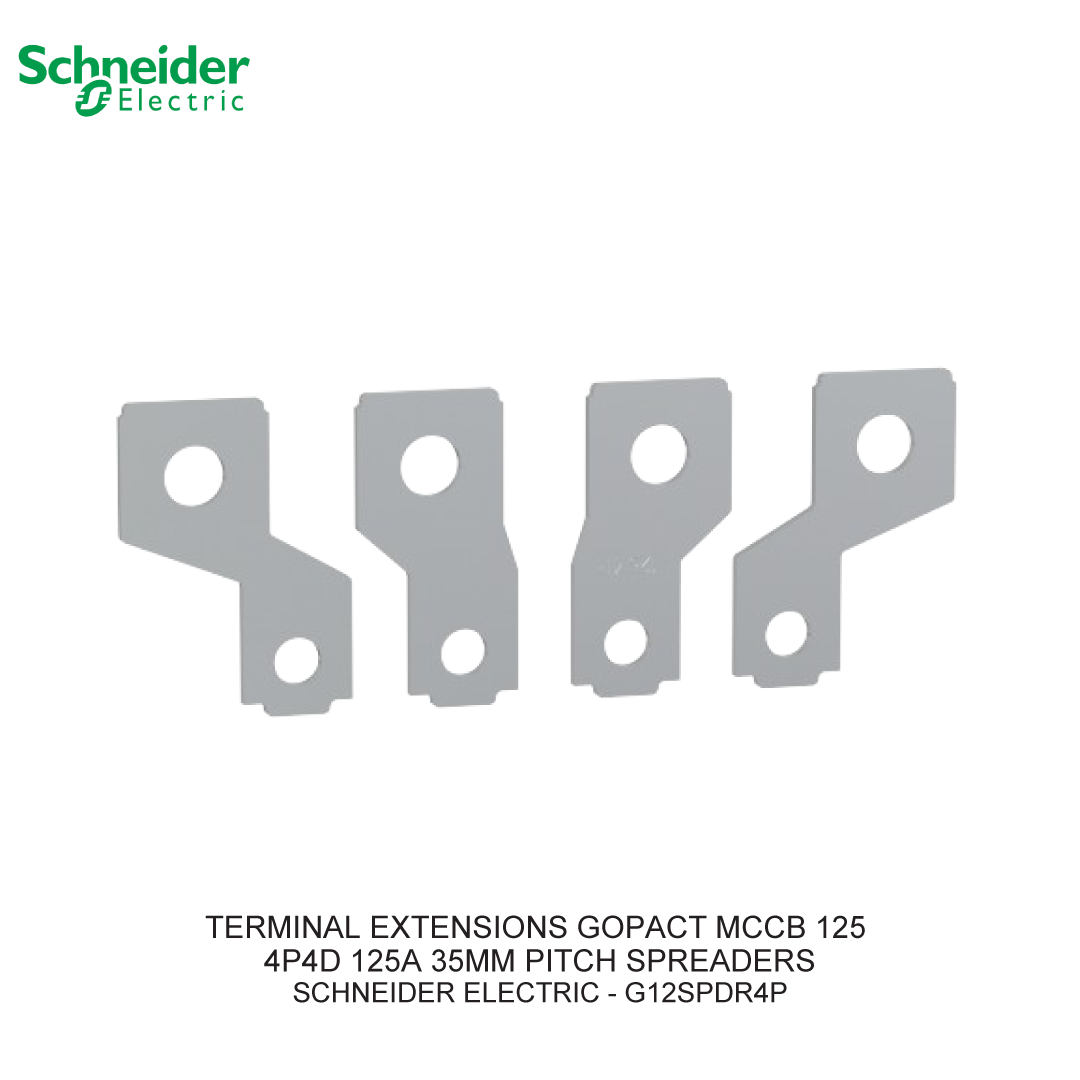 TERMINAL EXTENSIONS GOPACT MCCB 125 4P4D 125A 35MM PITCH SPREADERS